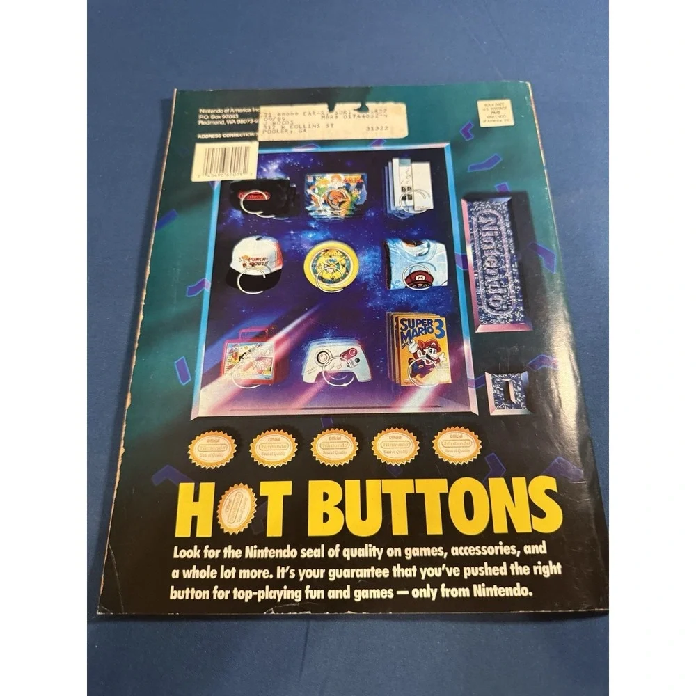 Nintendo Power Volume 24 Vice: Project Doom‎ Cover W Original Poster And Insert